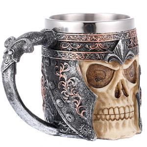 <strong>Skull</strong> Bones <strong>Mug</strong> SKA04 SKA34 Goblet Set Coffee <strong>Mug</strong> <strong>Skull</strong> Beer <strong>Mug</strong> Stainless Steel Fpr Party Gift Home - Product Image 1