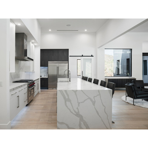 ตู้ครัวเมลามีนเคลือบเงาสีขาวเงาสูงดีไซน์เฟอร์นิเจอร์ห้องครัวทันสมัย - Product Image 6