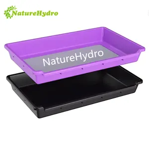 Cheap High Quality Plastic Herb Grinder Herbs Trimming Tray Pollen Trim Bin With Dry Sift Tools