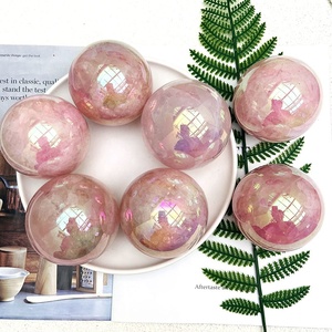 <span class=keywords><strong>Bola</strong></span> <span class=keywords><strong>de</strong></span> <span class=keywords><strong>cristal</strong></span> tallada a mano, esfera <span class=keywords><strong>de</strong></span> cuarzo natural, aura, Ángel, <span class=keywords><strong>rosa</strong></span>, precio al por mayor - Product Image 3