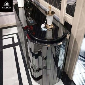 <span class=keywords><strong>Credenza</strong></span> di Lusso a Specchio, Mobile <span class=keywords><strong>Moderno</strong></span> di <span class=keywords><strong>Design</strong></span> con Pannello in Legno Texturizzato per Arredamento Villa - Product Image 6