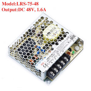 LRS-75-48 แหล่งจ่ายไฟสวิตชิ่งอุตสาหกรรมประสิทธิภาพสูง 91.5% พร้อมประสิทธิภาพการทำงานที่เสถียร รองรับแรงดันไฟฟ้าเข้า 85-264VAC รับประกัน 3 ปี - Product Image 2