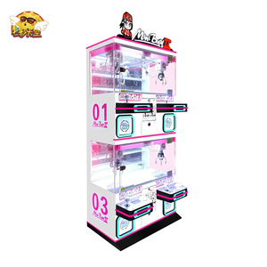 Mini Claw Crane Máy 4-người chơi <span class=keywords><strong>Arcade</strong></span> kỹ năng trò chơi đồ chơi với búp bê sang trọng giải thưởng nhựa mã thông báo mô hình trung tâm mua sắm vui chơi giải trí - Product Image 3