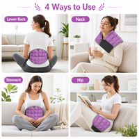 Compresse de gel réutilisable chaude et froide pour le bas du dos et les lombaires, enveloppement de compression pour la taille, compatible congélateur et micro-ondes