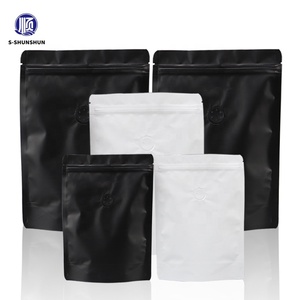 Sacchetti Personalizzati per Caffè in Grani con Stampa Rotocalco MOPP/VMPET/PE, Richiudibili, Impermeabili, Buste per Caffè Nere e Bianche con Cerniera - Product Image 1