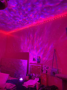 Proyector Wifi de Nebulosa con Luz Móvil Samsung Beam 2, Cielo Estrellado Giratorio con Láser de Galaxia y Astronauta para Dormitorio, Precio al por Mayor - Product Image 2