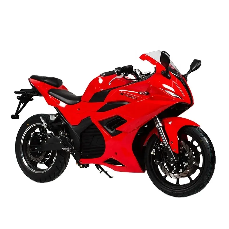 High Speed 120km/h 5000W Lithium Battery EEC DOT Superbike Supersport Sportbike Motos Racing Electric Motorcycle for Adult