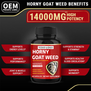 Azgın keçi ot kapsülleri erkek geliştirme takviyesi erkek dayanıklılık ve enerji geliştirmek için Maca, ashlus ashashandha içerir - Product Image 2