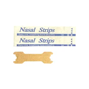 Bandes nasales personnalisées en silicone extra-fort pour passage transparent Bandes nasales d'haleine en latex sans enfants