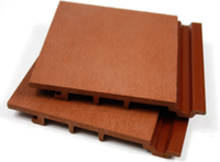 Panneau mural thermo-isolant de haute qualité, grain de bois, pour intérieur, WPC décoratif, panneau d'hôtel