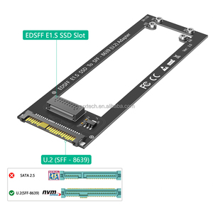 Nueva Versión Adaptador U.2 SFF-8639 a NVMe Ruler 1U GEN-Z EDSFF Corto para SSD <span class=keywords><strong>E1</strong></span>.S - Product Image 2
