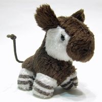 Okapi en peluche douce marron, nouvellement développé, best-seller