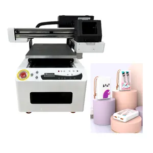 Venda quente 4050 impressora plana uv com mesa de vácuo jato de tinta uv 4050 6090 impressora XP600 TX800 máquina de impressão