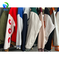 Jaket bisbol campuran dewasa musim semi musim gugur baju bekas grosir Jaket ukuran Plus pakaian bekas grosir