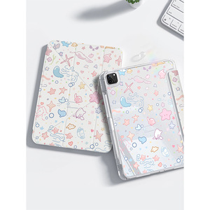 Y‑Fold Hard iPad Case With Pen Slot Protective Cover for iPad 9th Gen 10.2 Air5/6/<b>7</b> Pro 11 Inch <b>Tablet</b> - Product Image 4