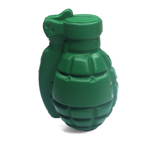 Pallina Antistress a Forma di <span class=keywords><strong>Granata</strong></span> con Logo Personalizzato - Motivo a <span class=keywords><strong>Pietra</strong></span> Stampato in Serigrafia su Schiuma PU, Regalo Promozionale Militare - Product Image 2