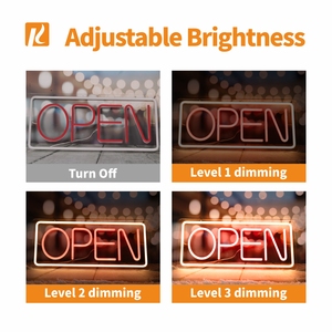 Letrero de neón personalizado Led decorativo luz de neón <span class=keywords><strong>Pizzeria</strong></span> Pub Sign Light up Open Close Letreros de neón - Product Image 4