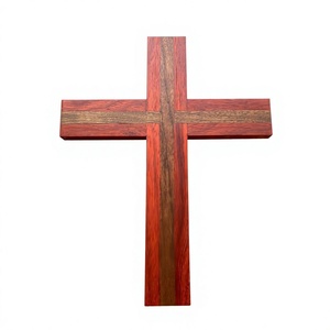 Escultura de Cruz de Madera Estilo Rústico Art Deco de AZ ENTERPRISES, Decoración para el Hogar, Sala de Estar, Tema Religioso, Material de Bambú, Lavable - Product Image 6