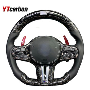 Volante LED de fibra de carbono YTcarbon para BM-<span class=keywords><strong>W</strong></span> 1 2 3 4 5 Series M3 M4 M5 X3M X4M X5M X6M Z4 F40 G20 G80 G30 G60 F90 G22 G82 - Product Image 3