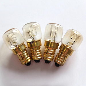 Ampoules à incandescence à vis <span class=keywords><strong>E14</strong></span> SES <span class=keywords><strong>15W</strong></span> 25W pour grille-pain, <span class=keywords><strong>four</strong></span> et micro-ondes, T22 T25, type pygmy, résistantes à <span class=keywords><strong>300</strong></span> degrés - Product Image 5