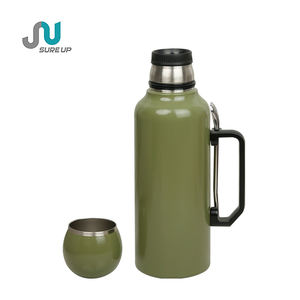 Offres Spéciales gobelet isolé portable en acier inoxydable <span class=keywords><strong>gourde</strong></span> Yerba Mate tasse avec paille tasses à thé de football pour une utilisation en déplacement - Product Image 2