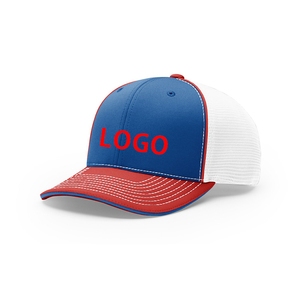 Biraz kavisli ağız 6 Panel sporcu ağı Gorras özel nakış Logo Flex Richardson 172 kamyon şoförü şapkaları - Product Image 1