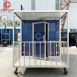 Carrito de comida móvil sobre ruedas, remolques de comida callejera Kebab con porche, totalmente equipado para EE. UU., camión de comida rápida con cocina completa - Product Image 5