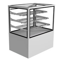 Présentoir de nourriture chaude de comptoir/présentoir de chauffe-collation/vitrine d'affichage de chauffe-plat en verre