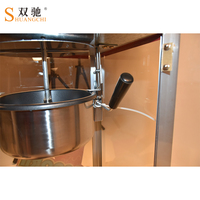 Machine à Popcorn Électrique Manuelle 8 oz – Cuiseur Commercial à Popcorn de 8 Onces avec Pot Chauffant