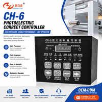 Système de contrôle de position des bords EPC à correction automatique des erreurs photoélectriques CH-6 pour machine à fabriquer des sacs