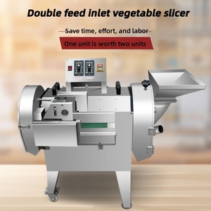 Máquina Cortadora <span class=keywords><strong>de</strong></span> Verduras Eléctrica Comercial Pequeña, 220/380V 1500W, Cortadora <span class=keywords><strong>de</strong></span> <span class=keywords><strong>Cebolla</strong></span> y <span class=keywords><strong>Picadora</strong></span> <span class=keywords><strong>de</strong></span> Frutas - Product Image 2