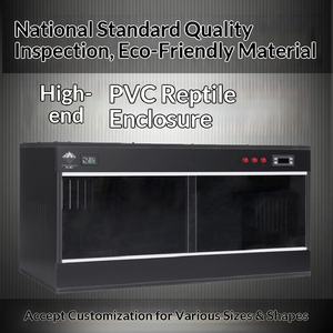 Boîte d'élevage et d'incubation en PVC blanc <span class=keywords><strong>pour</strong></span> <span class=keywords><strong>animaux</strong></span> de compagnie (lion crinié, lézard, hérisson, tortue) avec contrôle intelligent de la température – Modèle moderne - Product Image 3
