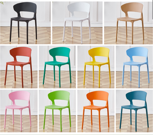 <span class=keywords><strong>Sillas</strong></span> de Comedor Modernas Multicolores, Pequeñas, Completamente de Plástico, Ligeras, Ergonómicas, con <span class=keywords><strong>Respaldo</strong></span> Curvo, Apilables, sin Brazos, para Cafetería o <span class=keywords><strong>Terraza</strong></span> al Aire Libre - Product Image 6