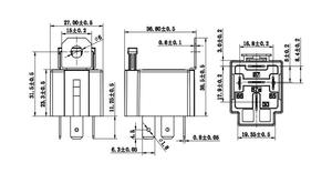 A4F 30A 12 В/24 В Реле Автомобильные реле предохранителей 4pin/5pin с предохранителем для автомобиля грузовик моторная лодка или вентилятор - Product Image 5