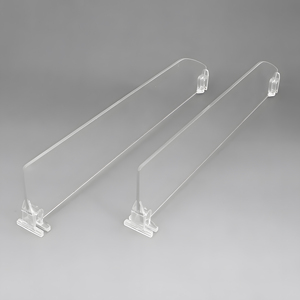 Lot de 10 séparateurs d'étagère réglables en plastique acrylique de haute qualité - Product Image 5