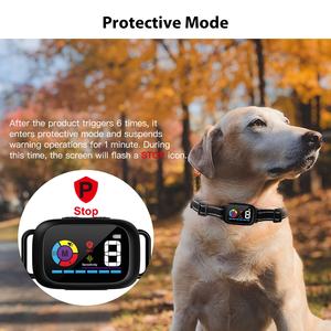 Pantalla LCD mejorada, recargable, automática, IP67, resistente al agua, pitido, choque, <span class=keywords><strong>collar</strong></span> antiladridos, dispositivo de Control sin ladridos para perros - Product Image 3