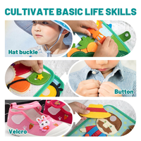 Nouveau livre d'activités pour bébés, fait à la main, livre silencieux pour tout-petits - Activités sensorielles, cadeau pour garçons et filles