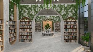 Estantes de pared de exhibición de biblioteca ecológicos de alta resistencia modernos gabinetes de exhibición de libros prácticos personalizados decoración de librería de luz LED - Product Image 6