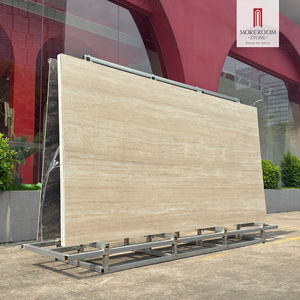 3200x1600mm finitura opaca travertino romano in marmo artificiale lastra di <span class=keywords><strong>pietra</strong></span> sinterizzata <span class=keywords><strong>per</strong></span> parete esterna e pavimento - Product Image 1