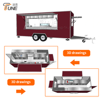 Camion de restauration mobile : café, glaces, pizzas, barbecue, hot-dogs, hamburgers, kebabs, beignets, snacks, chips