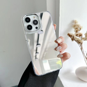 Nuova custodia per telefono da donna semplice in TPU+PU con <span class=keywords><strong>specchio</strong></span> galvanizzato, personalizzabile, all'ingrosso direttamente dalla fabbrica, per <span class=keywords><strong>iPhone</strong></span> 16 15 14 13 12 <span class=keywords><strong>11</strong></span> - Product Image 4