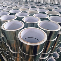 Ruban adhésif en aluminium personnalisé de 10 m, haute température, adhésif robuste, ruban d'étanchéité pour conduits d'air chaud et froid, pour tuyaux métalliques