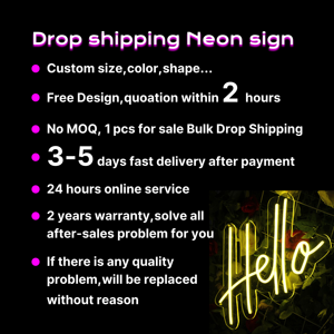 Letrero de neón Led acrílico con letras de impresión Uv, letrero de neón para restaurante montado en la pared, tienda, letrero de neón para decoración, logotipo personalizado - Product Image 2