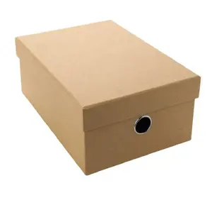 Wholesale Luxury Empty Product Package Cardboard Sneaker Shoe Box With Custom Logo For Packiging