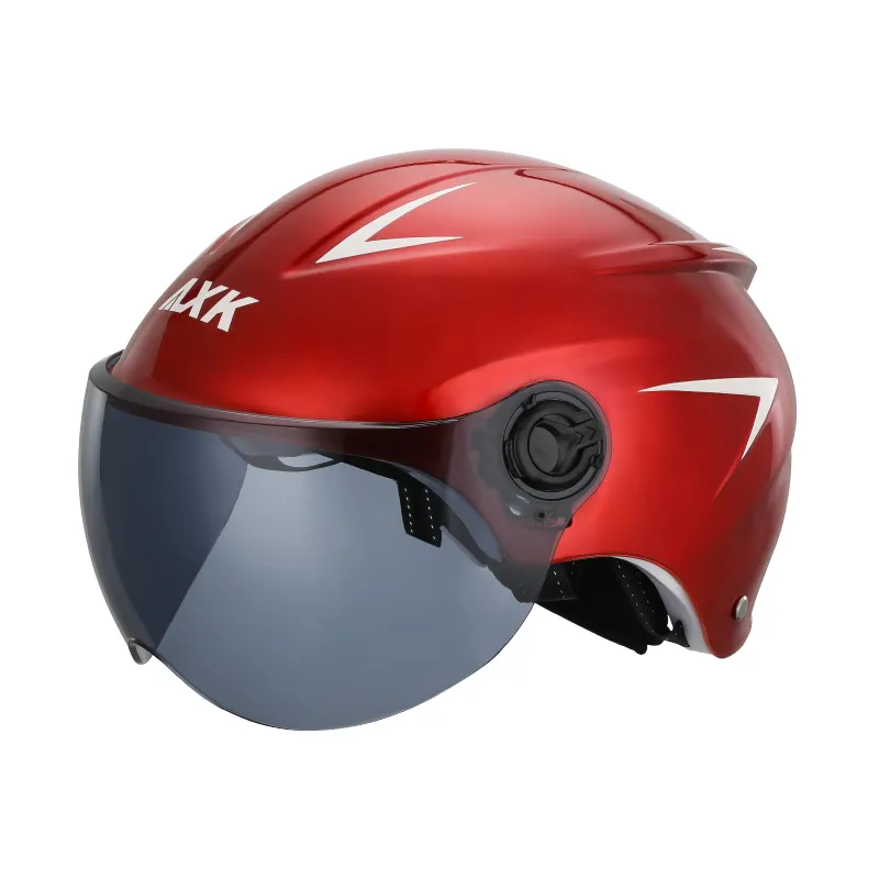 Chất lượng cao ABS vật liệu xe máy Mũ bảo hiểm casque Mũ Bảo Hiểm Moto mùa hè Suntan nửa mặt động cơ chu kỳ Mũ bảo hiểm