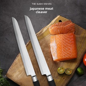 มีดหั่นป<span class=keywords><strong>ล</strong></span>าสไต<span class=keywords><strong>ล</strong></span>์ญี่ปุ่น ทำจากเหล็กกล้าไร้สนิมคาร์บอนสูง สำหรับเชฟทำซูชิ หั่นเนื้อ ซาชิมิ มีดทำครัวสำหรับใช้ในบ้าน - Product Image 1