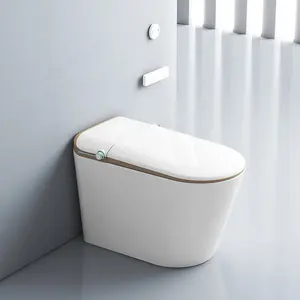 2023 из паштета, новая напольная сантехника, цельный керамический автоматический Электрический Интеллектуальный умный туалет для ванной комнаты