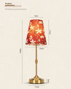 <span class=keywords><strong>Abat</strong></span>-<span class=keywords><strong>jour</strong></span> en tissu LED personnalisé pour la maison Tissu décoratif couvrant le salon et la chambre à coucher Lampe de table sans fil tactile - Product Image 6