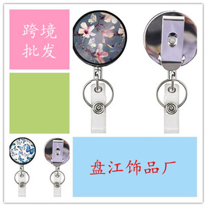 4cm half-metal <b>wire</b> rope butterfly easy-pull buckle, frosted shell, <b>flower</b>-shaped easy-pull, anti-loss and anti-theft, in stock. - Product Image 5