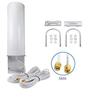 Al Aire Libre Dual para SMA conector macho RG174 <span class=keywords><strong>Cable</strong></span> 5M WiFi <span class=keywords><strong>4G</strong></span> LTE <span class=keywords><strong>antena</strong></span> omnidireccional enrutador inalámbrico Vertical Hotspot - Product Image 4
